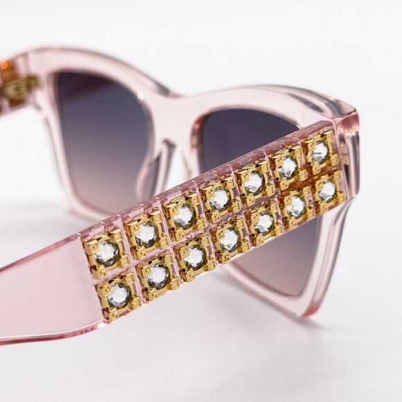 NEW GIVENCHY GV40076I 72B TRANSPARENT PINK WOMEN SUNGLASSES GIVENCHY - Picture 7 of 10